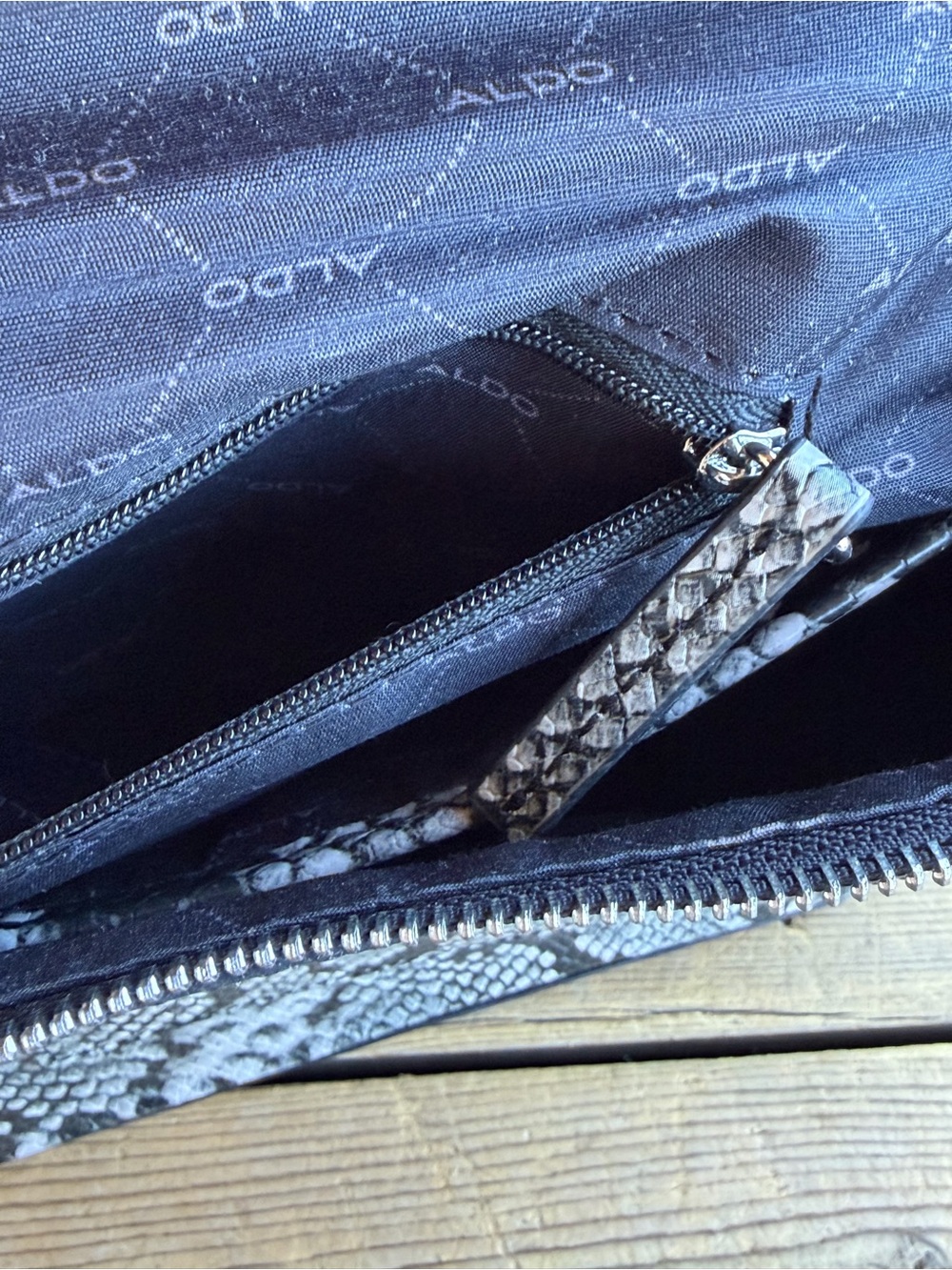 Also Snake-Print Mini Backpack/Purse - Picture 8 of 8